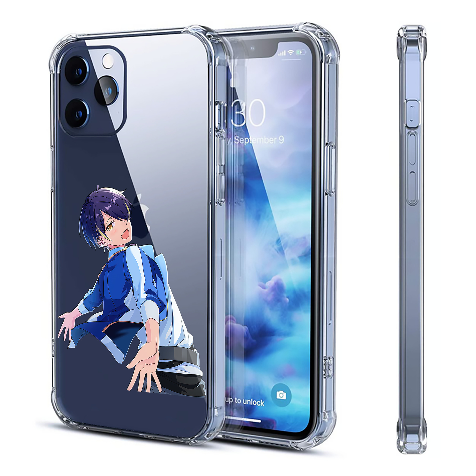 （画像用） あんさんぶるスターズ! Ensemble Stars 【iPhone 12シリーズ対応】透明スマホケース（クリアソフトケース）